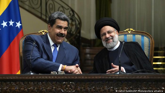 Nicolás Maduro y Ebrahim Raisi.