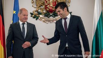Bulgarien Bundeskanzler Olaf Scholz & Kiril Petkow, Ministerpräsident