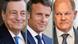 Лидеры Италии, Франции и Германии: Марио Драги, Эмманюэль Макрон и Олаф Шольц Лидеры Италии, Франции и Германии: Марио Драги, Эмманюэль Макрон и Олаф Шольц