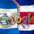 Flaggen Nicaraguas und Costa Ricas, darüber das Google-Logo (Grafik: DW)