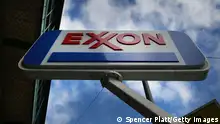 NEW YORK, NY - OCTOBER 28: A sign for an Exxon gas station stands in a Brooklyn neighborhood on October 28, 2016 in New York City. As lower gas prices continue to do damage to oil companies, the world's largest publicly traded oil producer reported a 38% decline in quarterly profit. Exxon shares were down 1% to $86.04 late Friday morning. (Photo by Spencer Platt/Getty Images)
