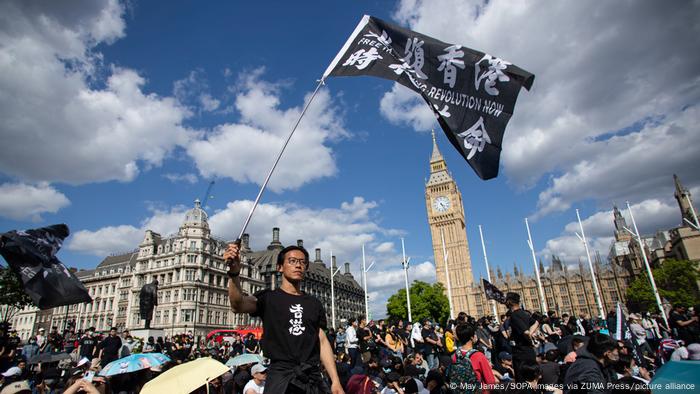 Großbritannien | Hongkong Protest in London