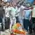 Indien | Protests gegen das Agnipath-Programm an einem Bahnhof in Chhapra