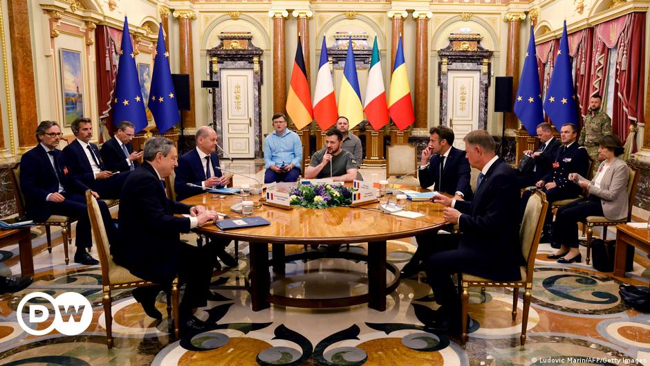 Germania, Francia e Italia sostengono la candidatura immediata dell’Ucraina all’UE |  mondo |  DW