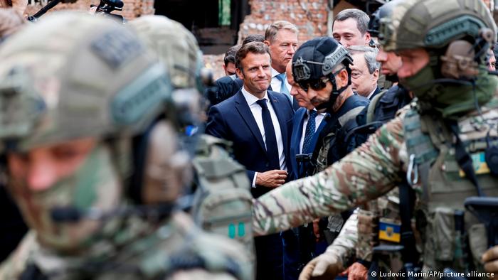 Emmanuel Macron për vizitë në Ukrainë, 16.06.2022