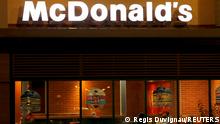 FILE PHOTO: FILE PHOTO: The signage of a McDonald's restaurant is seen in Bordeaux, France, June 18, 2018. REUTERS/Regis Duvignau/File Photo/File Photo