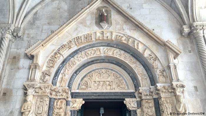 Kroatien Trogir | Hauptportal der Laurentius-Kathedrale 
