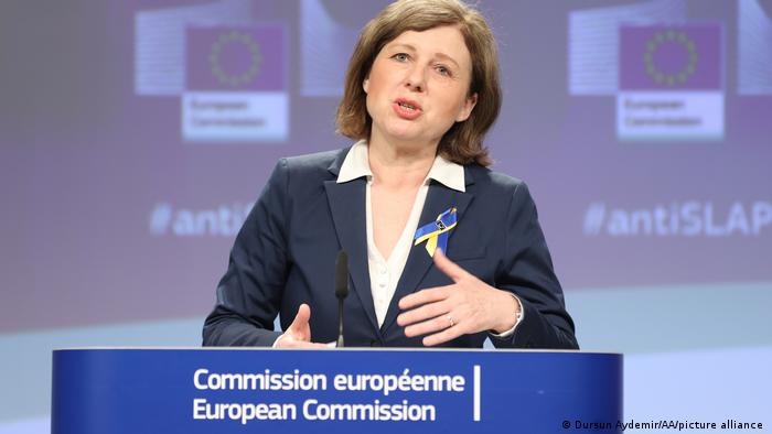 Wiceprzewodnicząca Komisji Europejskiej Vera Jourowa