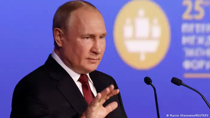 Russland St. Petersburg | Wladimir Putin | International Economic Forum SPIEF