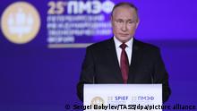 Ukraine aktuell: Putin greift Westen verbal scharf an