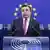 European Commission Vice President Margaritis Schinas giving a speech in Strasbourg on December 15, 2021