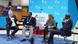 In discussion: DW's Director General Peter Limbourg Kenyan media trainer Kiundu Waweru and Brazilian investigative journalist Patricia Campos Mello