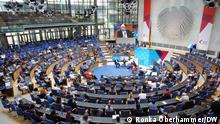 The Plenary Chamber in WCCB Bonn during GMF 2022. 
