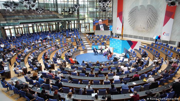 The Plenary Chamber in WCCB Bonn during GMF 2022