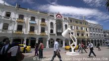 10.11.2021, Loja, Ecuador, für die Economia creativa, Die Stadt Loja in Ecuador