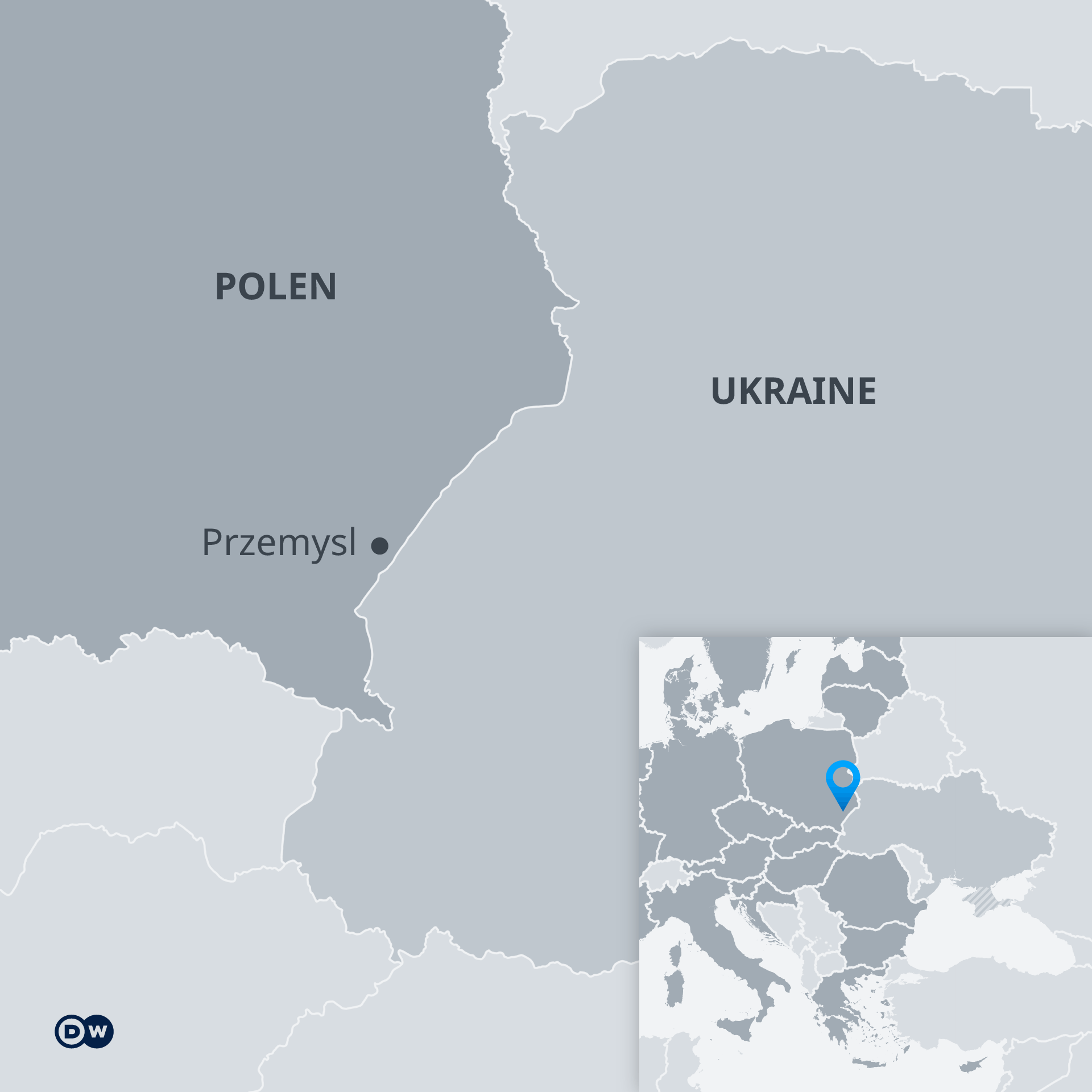 Infografik Karte Polen Ukraine DE