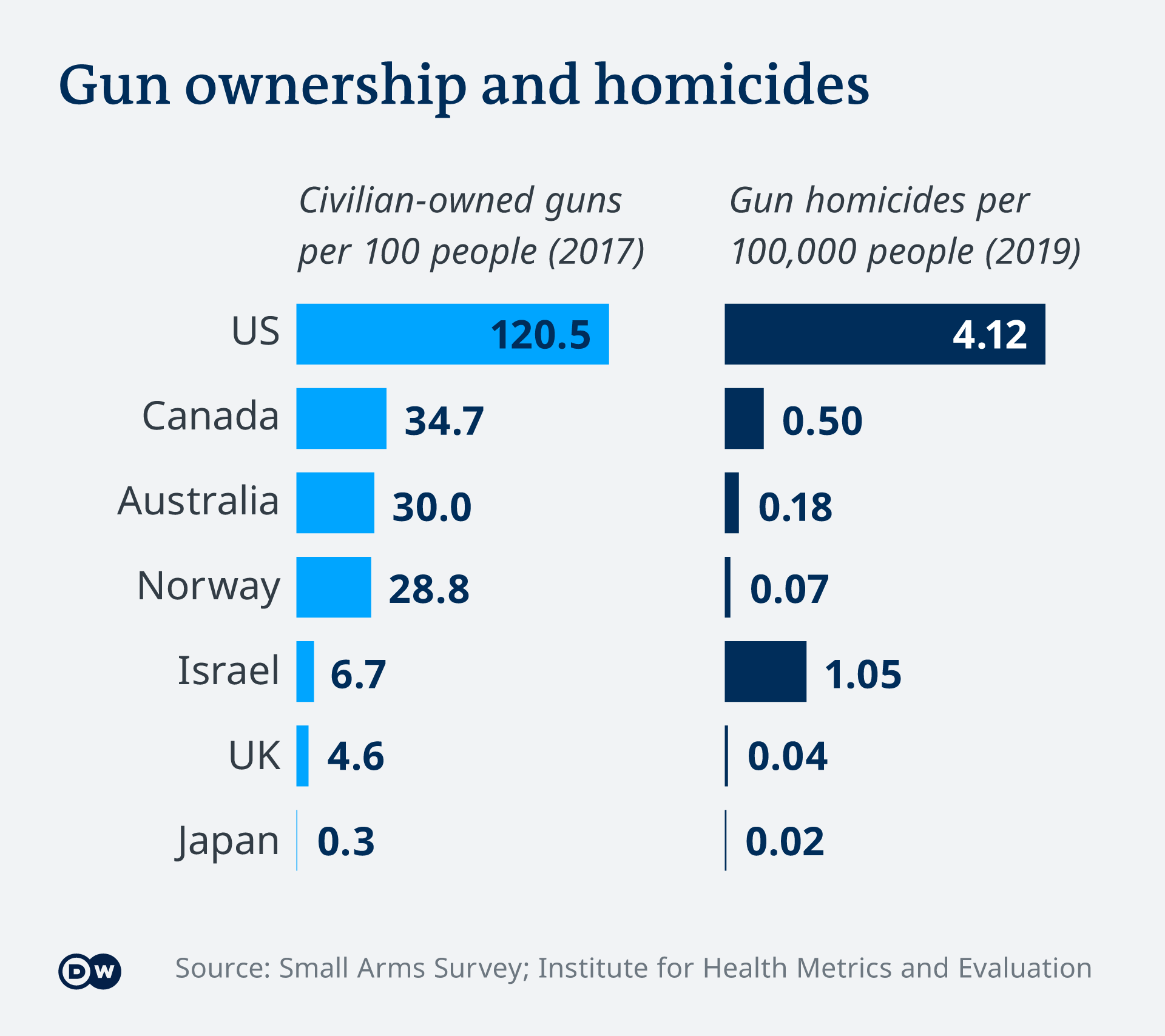 Small Arms Survey graphic on gun ownership 