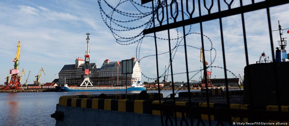 Kaliningrado, que tem um porto do Báltico, foi anexada pela União Soviética da Alemanha após a Segunda Guerra