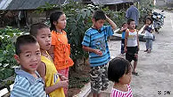 China Thailand Kinder thailändische Minderheit