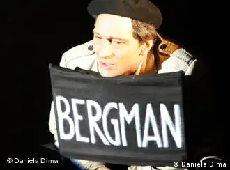 Ingmar Bergman auf Regiestuhl (Foto: Daniela Dima)