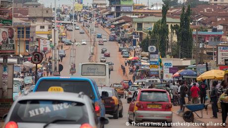 Street traffic in Kumasi