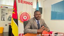 Alfeu Sitoi, porta-voz do Serviço Nacional de Investigação Criminal na província de Sofala, confirma detenções de funcionários públicos