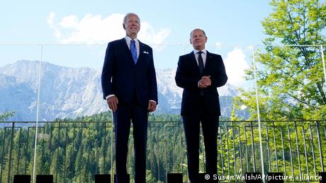 G7 Gipfeltreffen Schloss Elmau | Joe Biden und Olaf Scholz