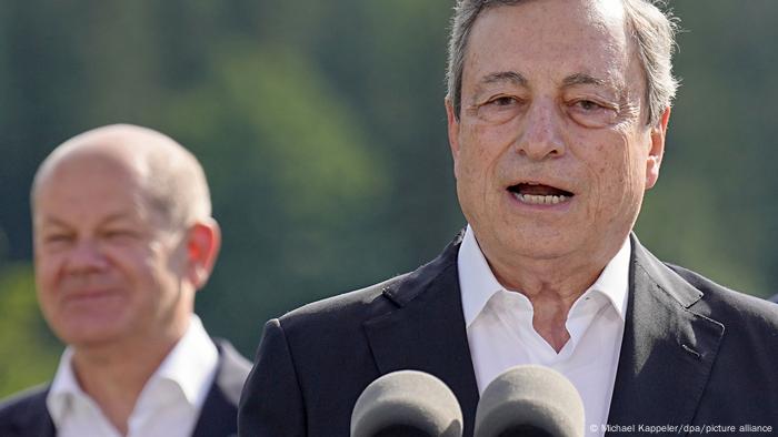 Deutschland I G7-Gipfel auf Schloss Elmau in Garmisch-Partenkirchen I Mario Draghi