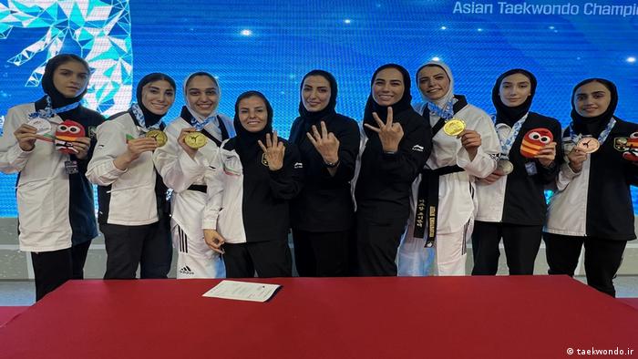 تیم ملی تکواندو زنان ایران