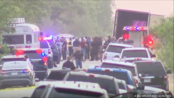 USA | Texas | Menschen wurden in San Antonio tot in einem Lastwagen gefunden