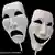 Masken Drama und Komödie