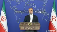 Nasser Kanani, Iran, Sprecher des Außenministeriums
Rechteeinräumung: Farsnews
Lizenz: frei
