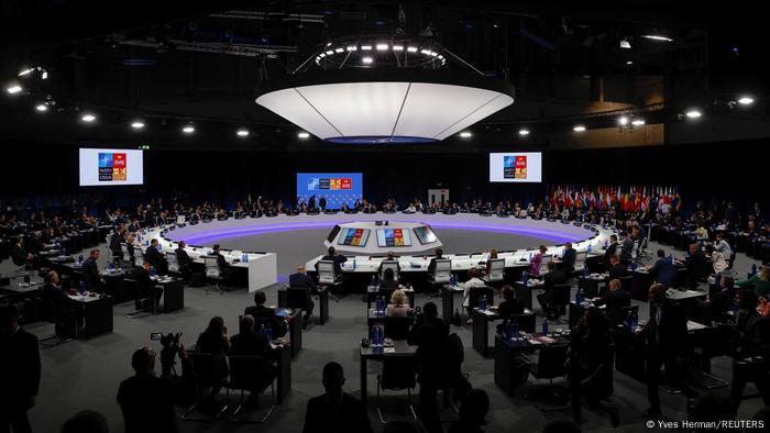 Участники саммита НАТО в Мадриде, 29 июня 2022 года