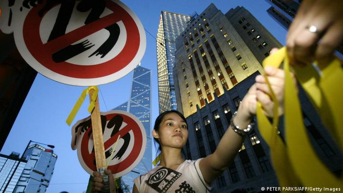 Hong Kong protesta artículo 23 manifestación