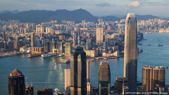 Hongkong China Panorama Skyline