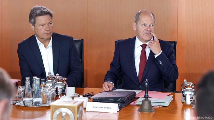 Robert Habeck y Olaf Scholz