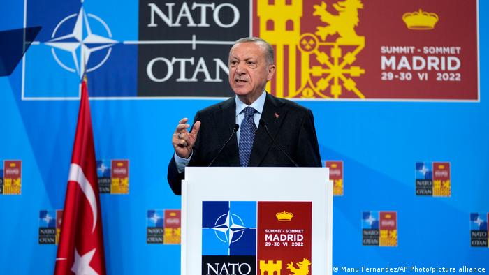 Spanien Nato-Gipfel in Madrid - Präsident Recep Tayyip Erdogan