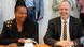 Deutschland, Kiel | Aminata Touré und Werner Schwarz Deutschland, Kiel | Aminata Touré und Werner Schwarz