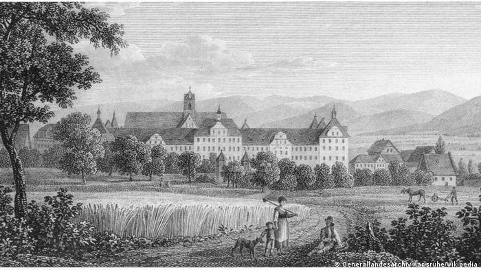 Залемское аббатство, 1822 год