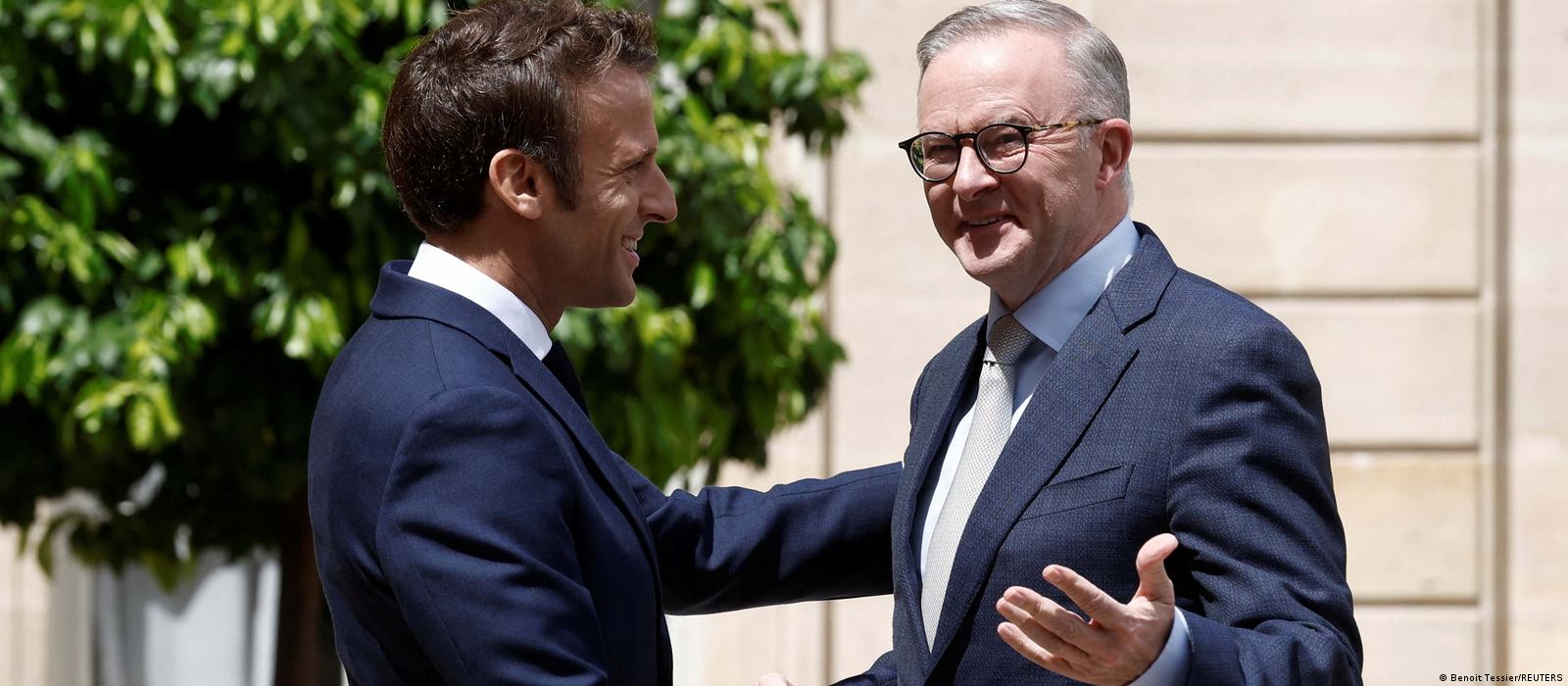 Australian PM meets Macron 10 months after sub spat – DW – 07/01/2022