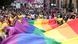 People carry a large rainbow flag, as they take part in the 2022 Pride Parade in London, on July 2, 2022 People carry a large rainbow flag, as they take part in the 2022 Pride Parade in London, on July 2, 2022