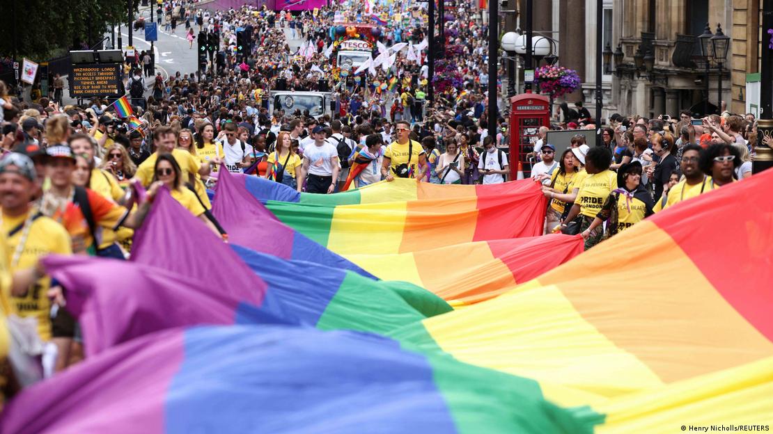 Φωτογραφία απο το Pride Parade του Λονδίνου το 2022