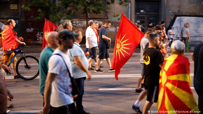 Nordmazedonien Protest