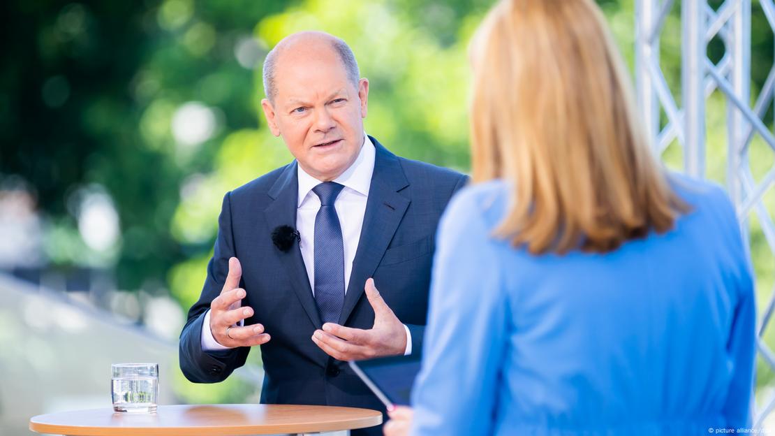 Olaf Scholz ne intervisten e veres me ARD, 2023