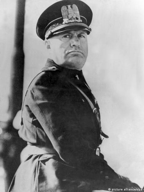 Benito Mussolini Porträt 