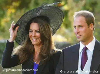 威廉王子与未婚妻凯特