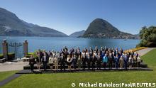 Participants pose for a group picture during the Ukraine Recovery Conference URC in Lugano, Switzerland July 5, 2022. Michael Buholzer/Pool via REUTERS