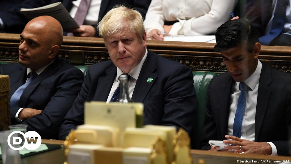 UK PM Boris Johnson faces grilling after top ministers quit