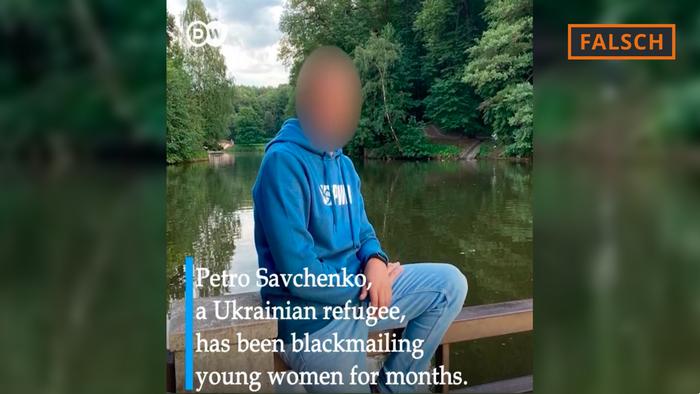 Ein gefälschtes Video, angeblich von der DW, wurde für die Verbreitung der Desinformation über ukrainische Flüchtlinge verwendet