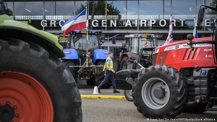 Dutch Farmer Protests: Police Fire Shots at Tractor